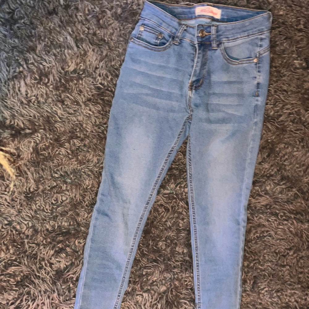 Stretch Light Blue Jeans Size 0